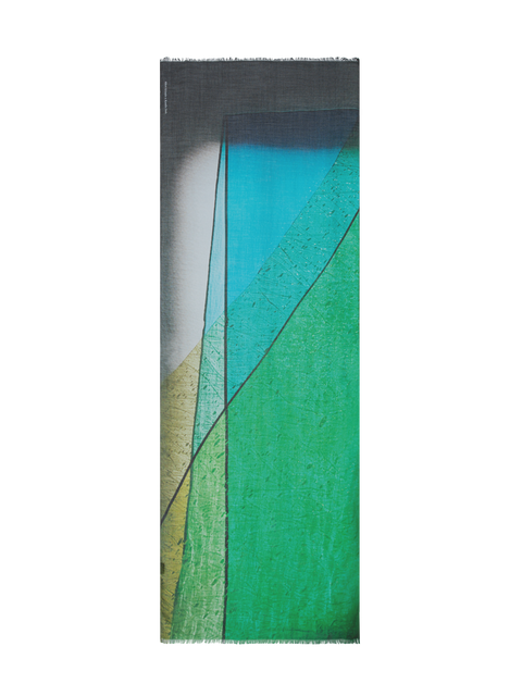 Schal mit Mimosa Liquid Light Druck