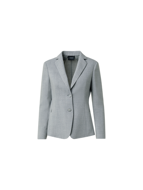Blazer aus Woll-Stretch-Doubleface