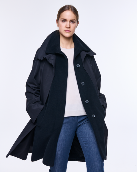 Nahtloser Pullover aus Kaschmir und Seide