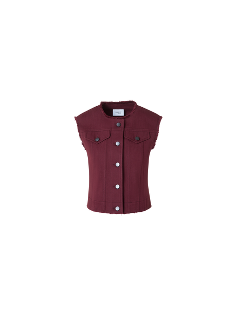 Gilet aus Baumwoll-Denim