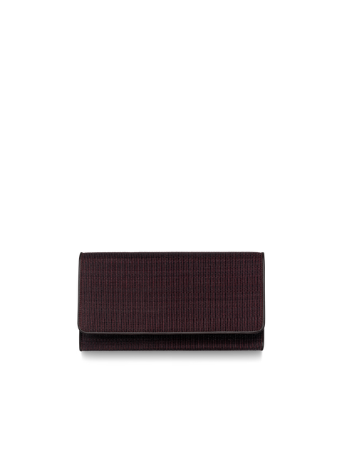 Long Over Flap Wallet in Horshair