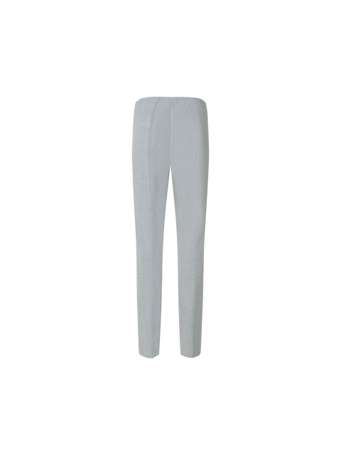 Schmalgeschnittene Hose aus Woll-Doubleface