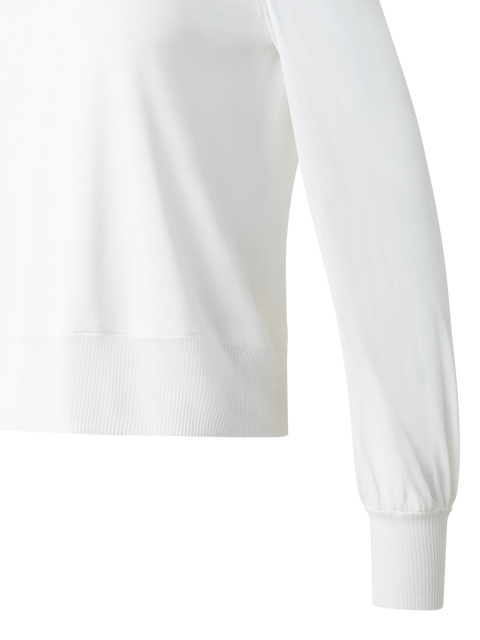 Pullover mit transparentem Ausschnitt & Ärmeln