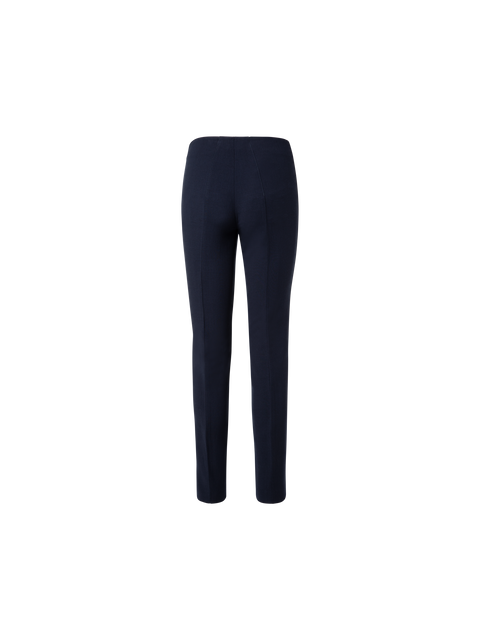 Slim Hose aus Woll-Doubleface