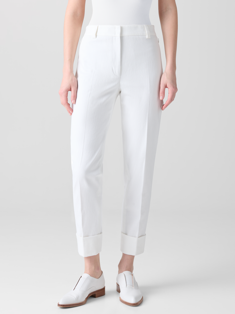 Tapered Hose aus Baumwoll-Denim