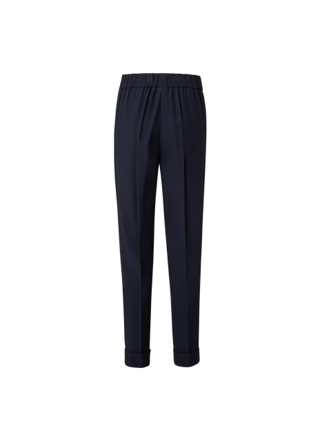 Tapered Hose aus Viskose-Crêpe