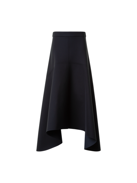 Asymmetrischer Neopren Rock
