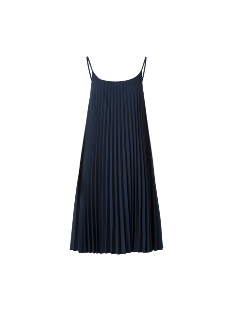 Knielanges Plisseekleid in A-Linie