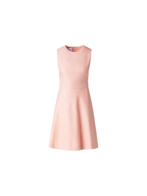 Seiden-Cocktailkleid mit A-Linien-Rock