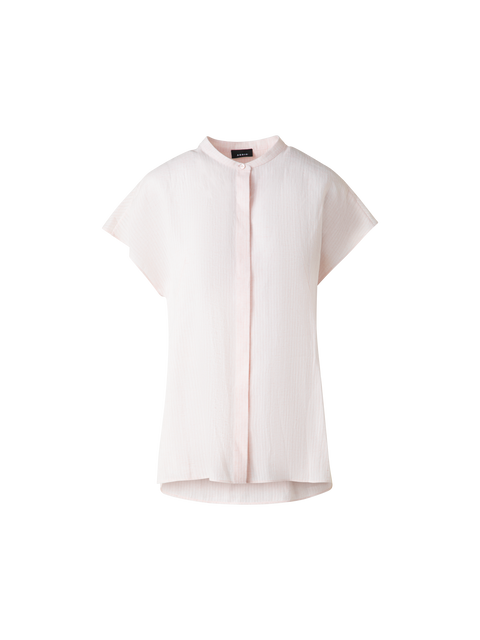 Leinenbluse mit Flügelärmel