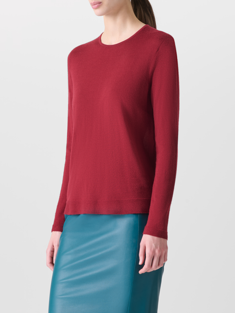 Feinstrickpullover aus Kaschmir und Seide
