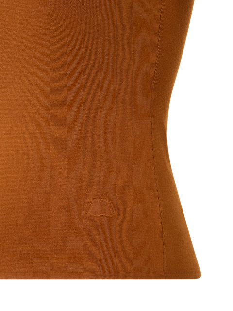 Strick-Tank-Top aus Seiden-Stretch