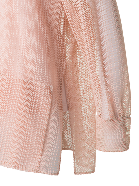 Oversize Bluse mit Allover Stickerei