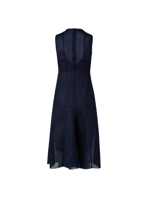 Midikleid aus Techno Grid