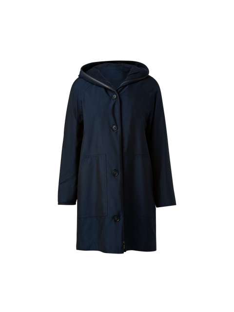 Wendbarer Parka aus Kaschmir und Seide