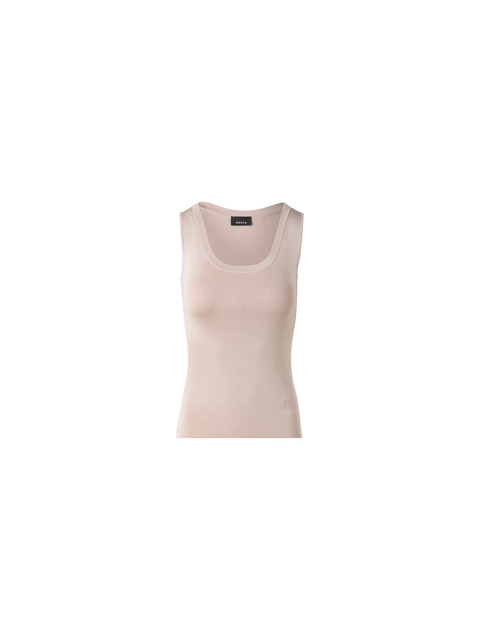 Seiden-Stricktop