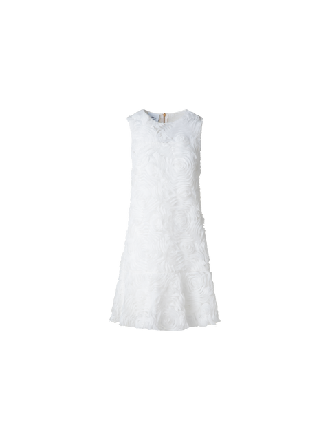 Cocktailkleid mit 3D Carnation Stickerei
