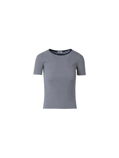 Feines Strick-T-Shirt aus Virgin Wool