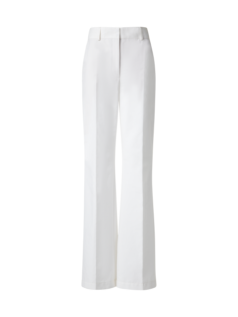 Gerade Baumwoll-Hose mit Stretch