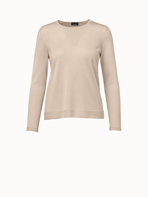 Pullover aus Kaschmir mit Seide
