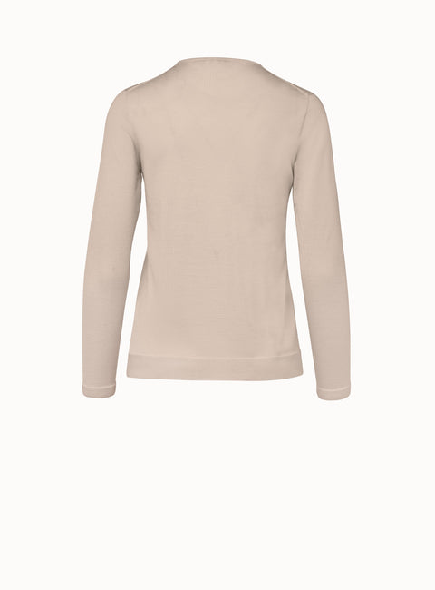 Pullover aus Kaschmir mit Seide