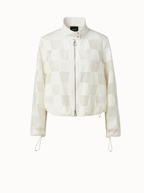 Mirrored Trapezoid Baumwoll-Blouson-Jacke