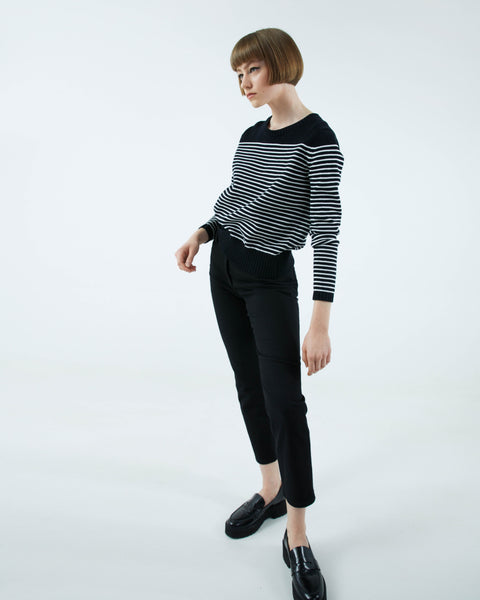 Gerade cropped Jeans