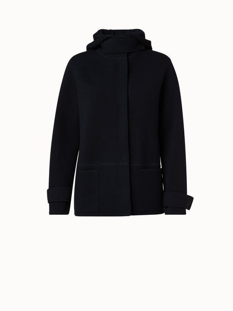 Jacke aus Kaschmir Pique