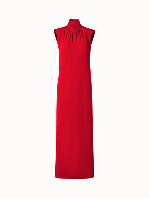 Abendkleid aus Seiden-Crêpe